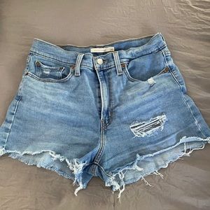 Levi’s High Rise Jean Shorts